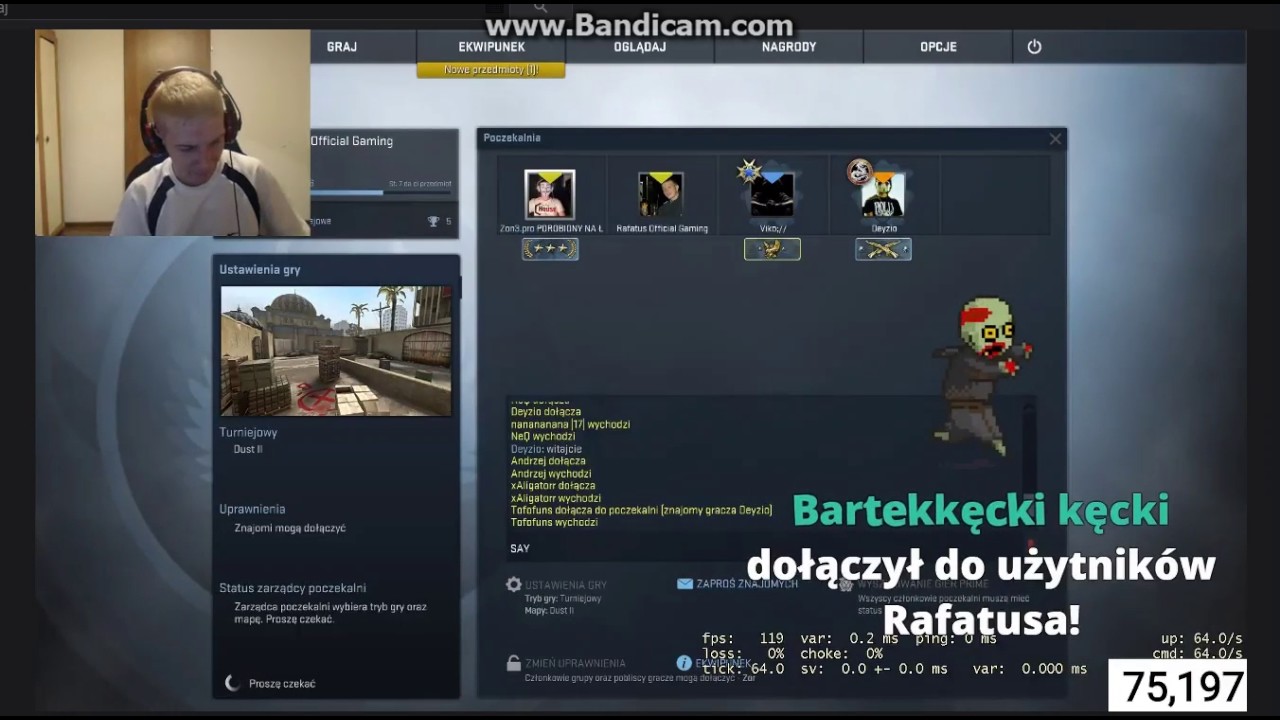 Shot Rafatus wkurza się bo nikt nie dołącza do gry