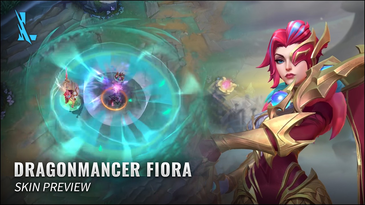 Dragonmancer Fiora Skin Preview || League of Legends: Wild Rift