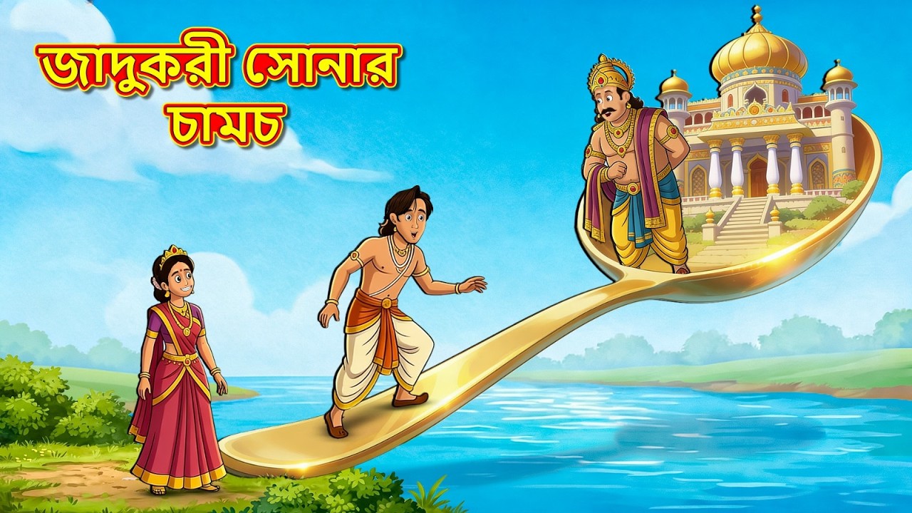 জাদুকরী সোনার চামচ | New Bengali Golpo | Bengali Stories | Golpo Bengali | Story in Bengali