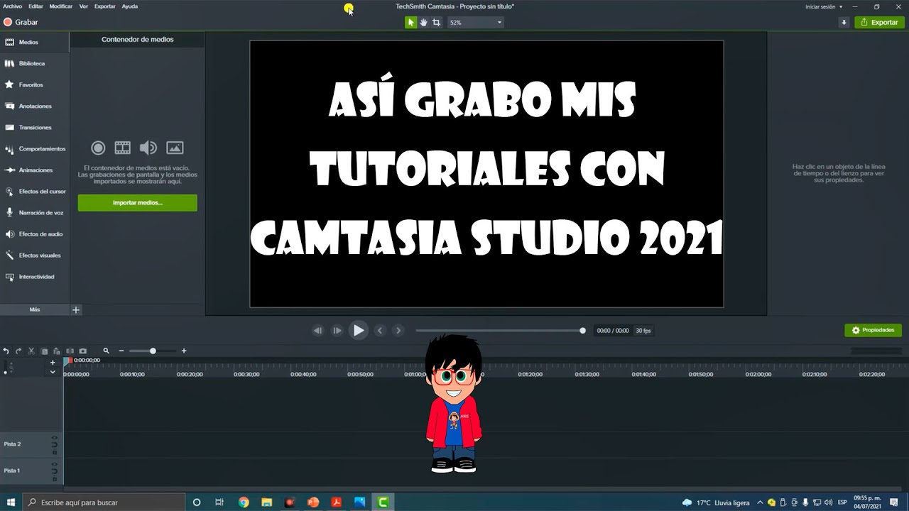 Así grabo mis tutoriales con Camtasia Studio 2021