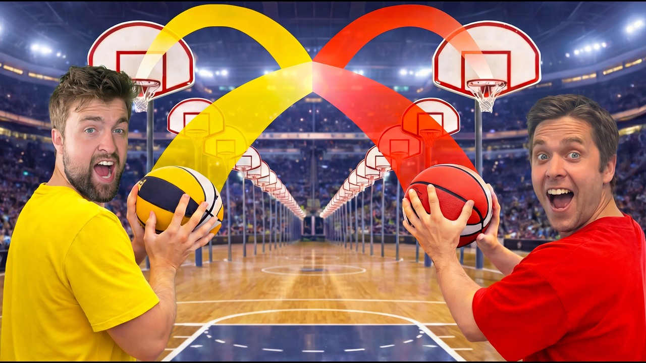 GIANT Basketball Carnival Games!
