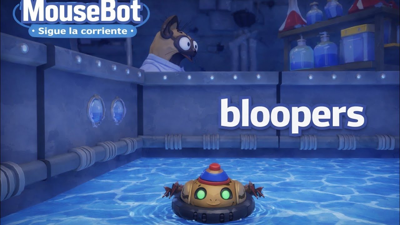 MouseBot escape from catlab 4 Sigue la corriente | BLOOPERS 2