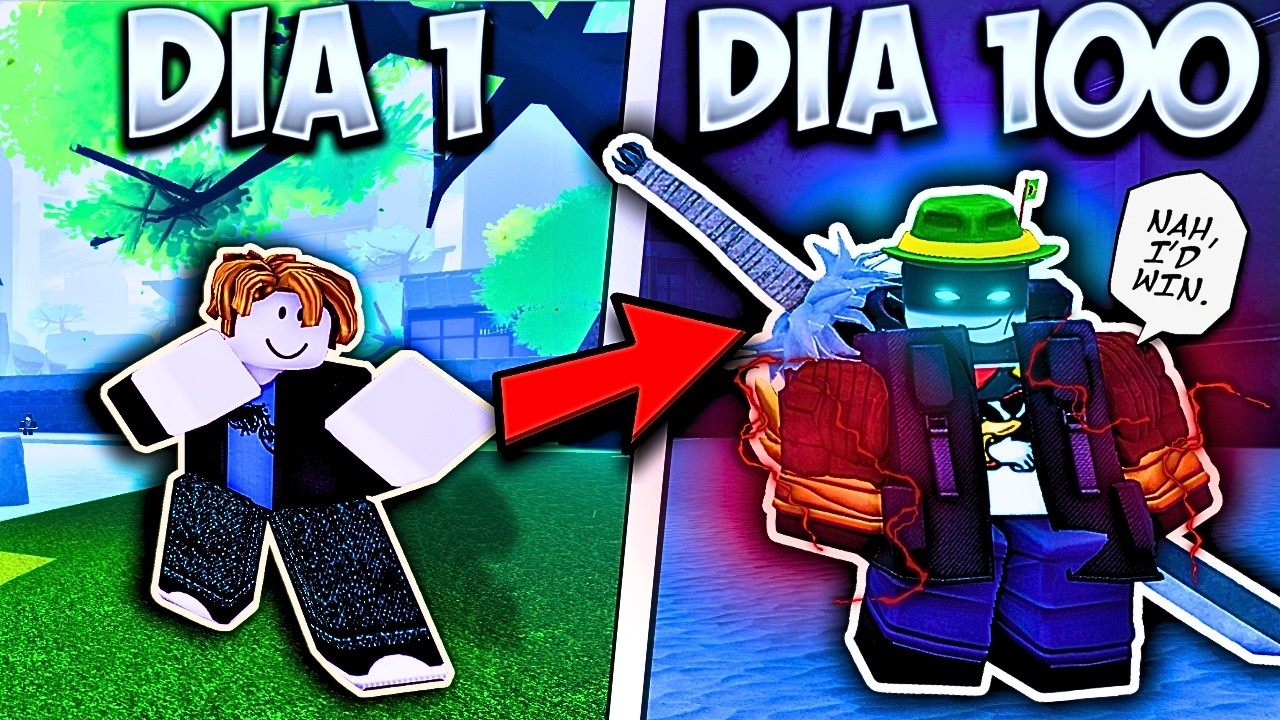 Passei 100 Dias no Jujutsu Infinite