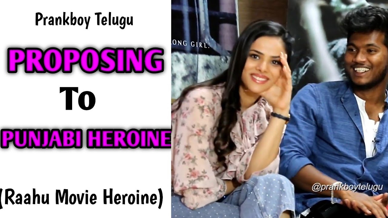 Proposing To Raahu Movie Heroine || Telugu Pranks || Prankboy Telugu || Ajay Pothamsetty