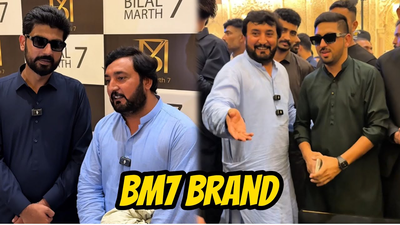 Anjum Saroya  attend Bilal Marth  brand launching ceremoney  at Lahore  meeting with  Mr Patloo.