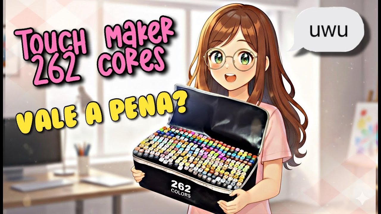 REVIEW MARCADORES TOUCH 262 CORES (Vale a Pena?)
