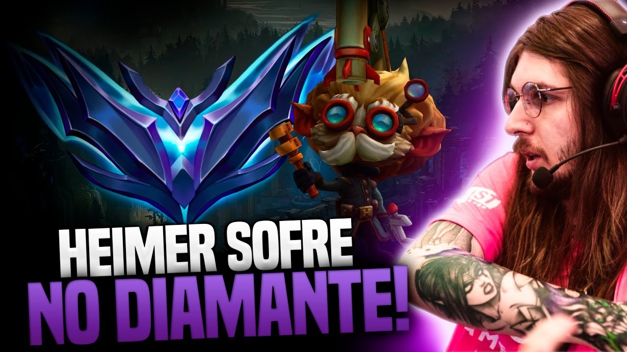 SOFRENDO DE HEIMER NO DIAMANTE!! LEAGUE OF LEGENDS!