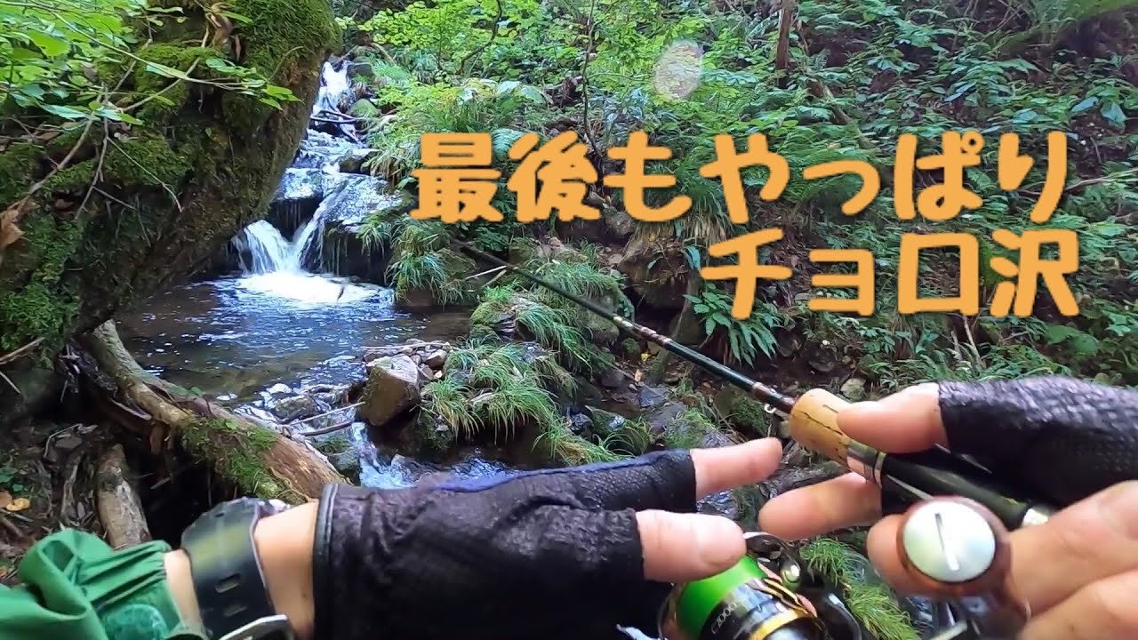 【渓流ルアー】2022年最後はチョロ沢イワナでドーン