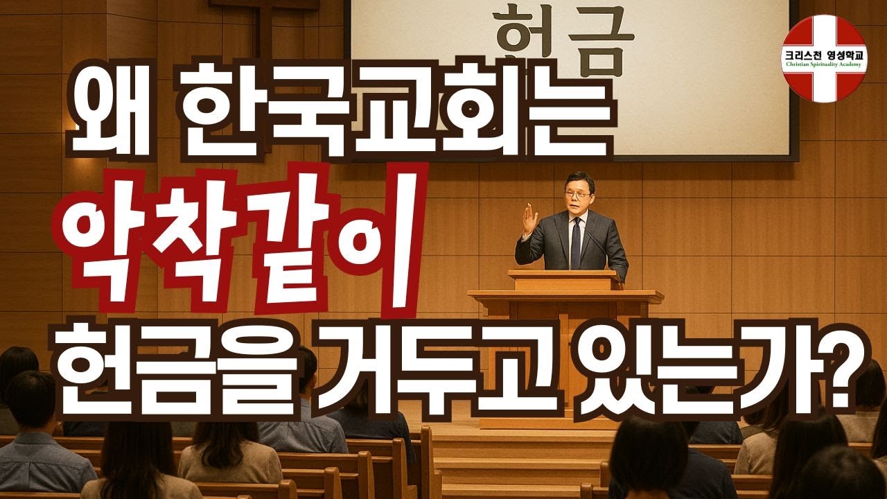 왜 한국교회는 악착같이 헌금을 거두고 있는가?
