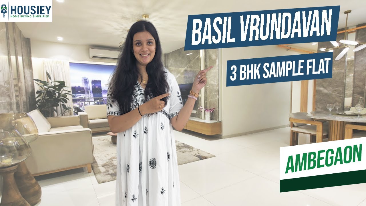 Basil Vrundavan | 3 BHK Sample Flat Tour [2025] | Basil Group Ambegaon