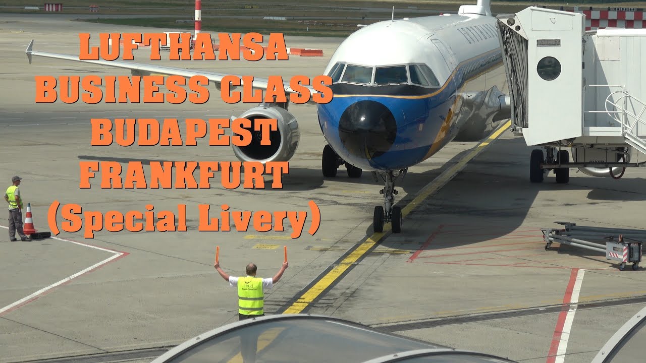 Lufthansa Business Class Budapest - Frankfurt A321 Special Retro Livery
