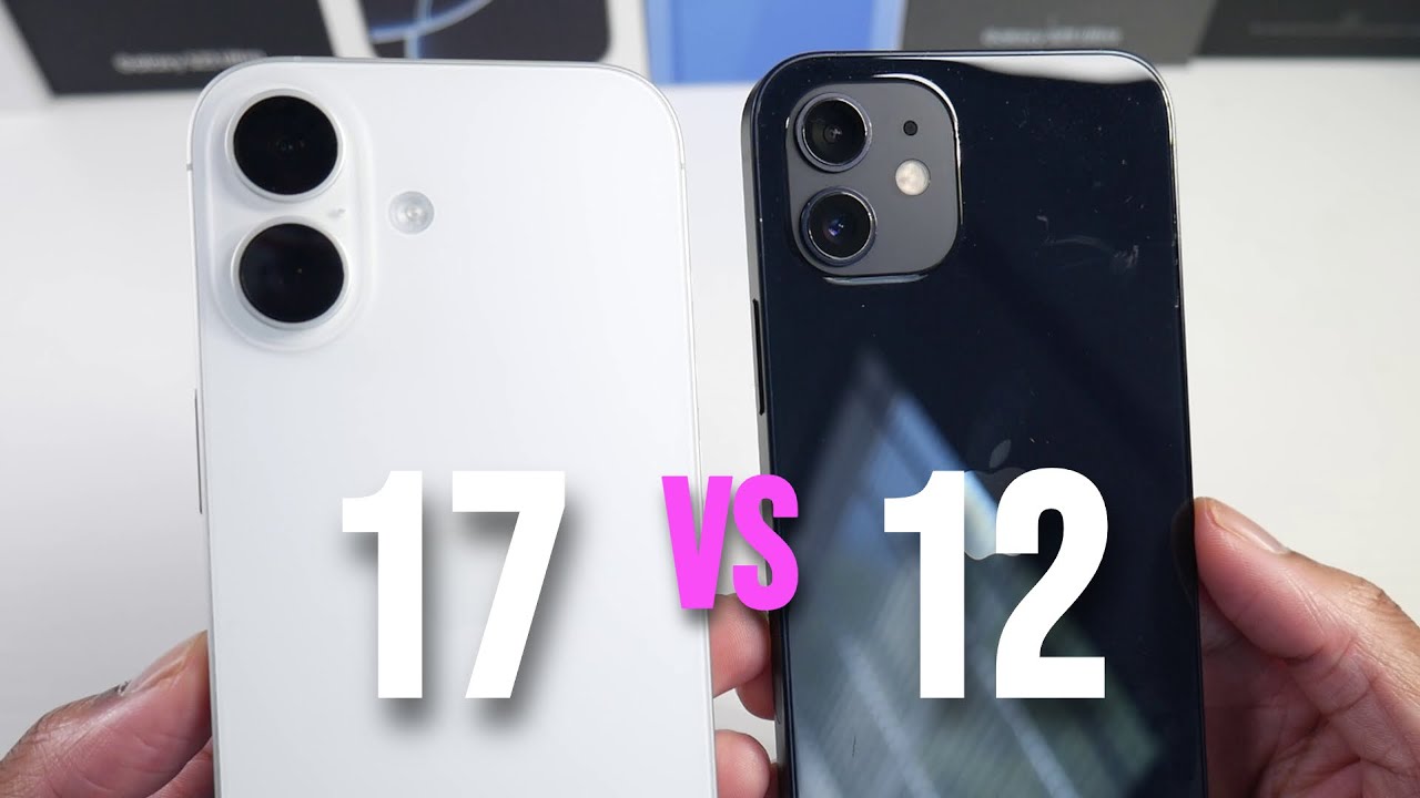 iPhone 17 против iPhone 12 (тест скорости, сравнение камер, динамики и PUBG)