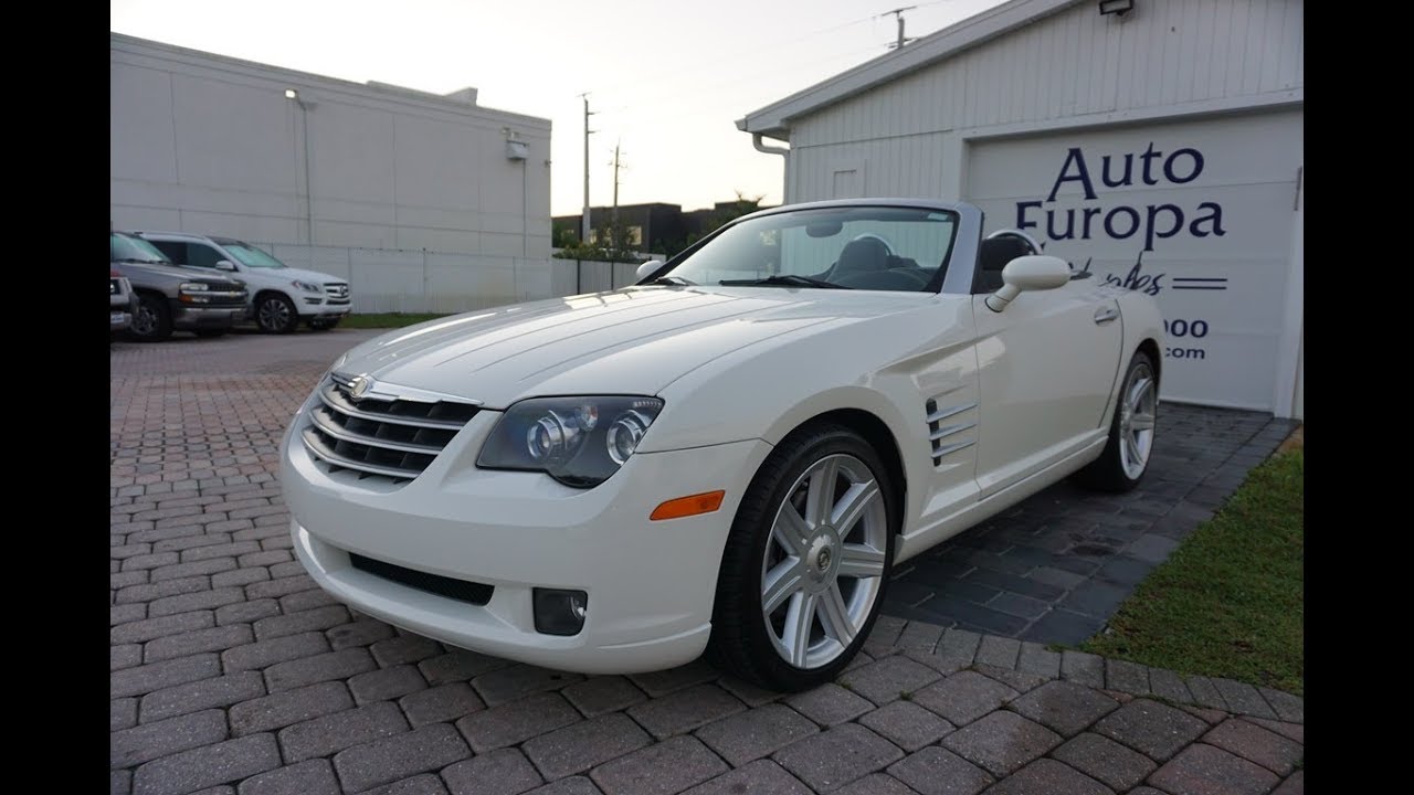 The Chrysler Crossfire is a Weird But Good Car That Most People Forgot About *SOLD*