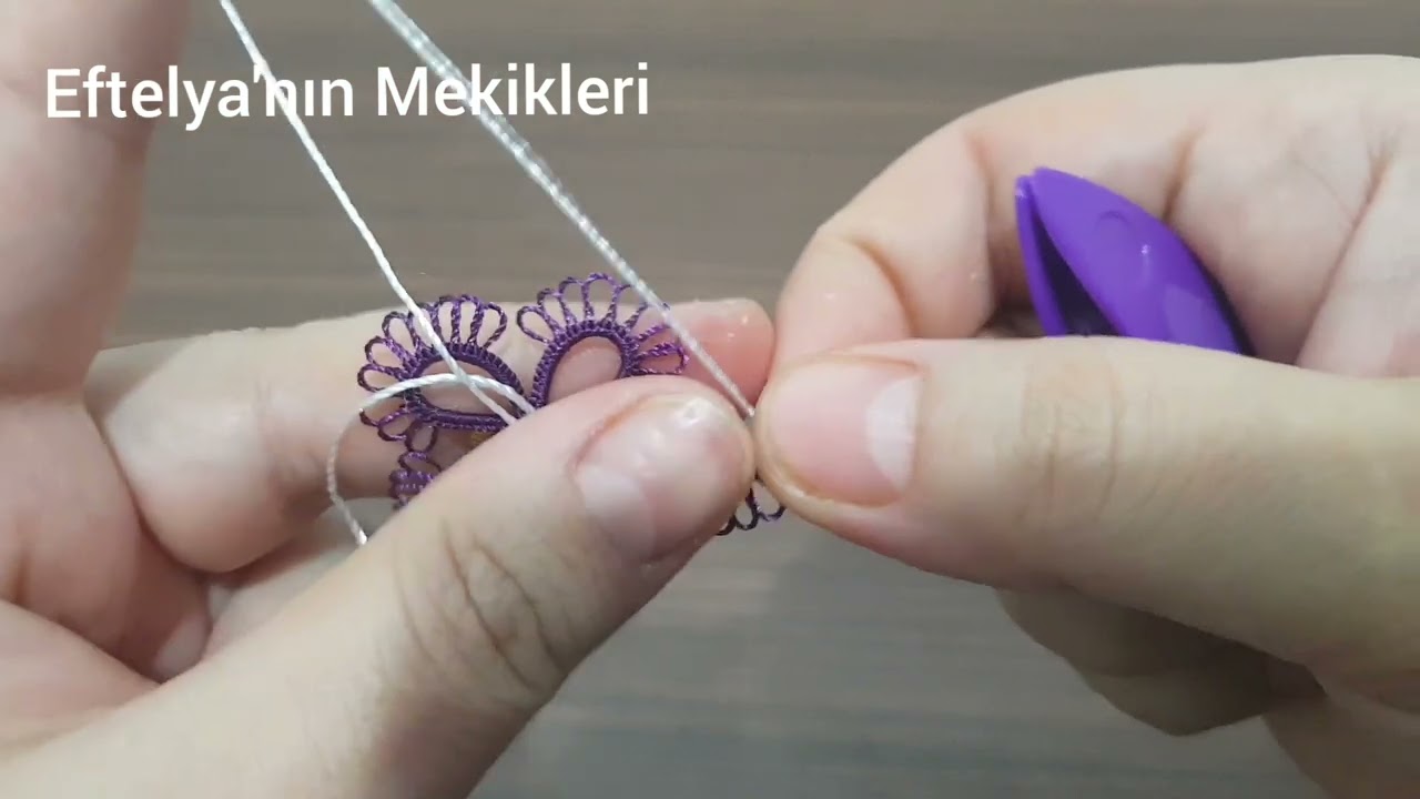 76.Tomurcuk pırpırlı çiçek modeli.