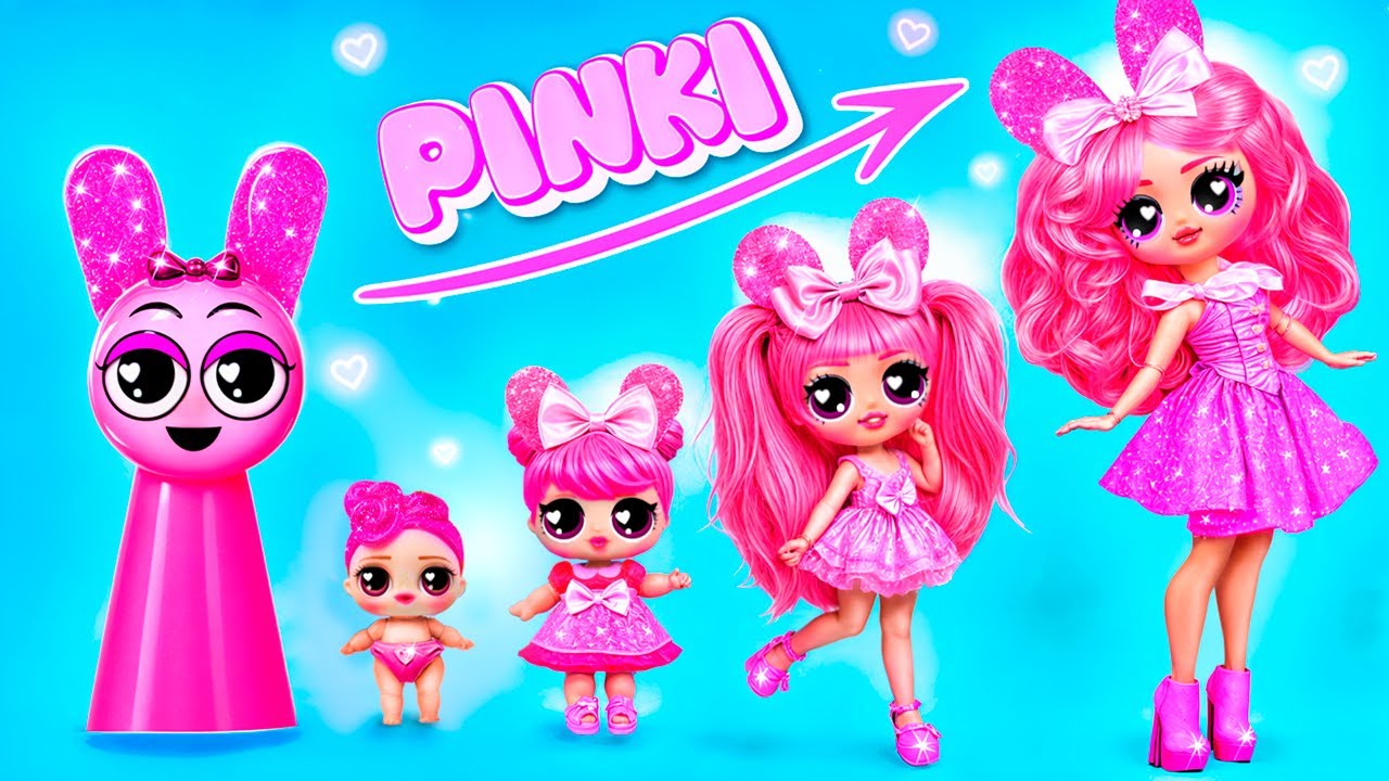 SPRUNKI, Ama PINKI bir LOL Bebek! Incredibox Sprunki Kendin Yap Projeleri