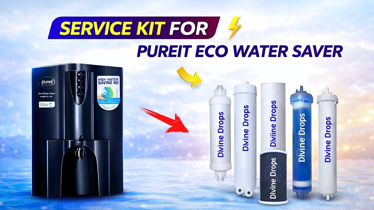 Best Substitute Filters Or Full Service Kit Of Pureit Eco Water Saver RO Water Purifier😱😲♥️👌#rotech