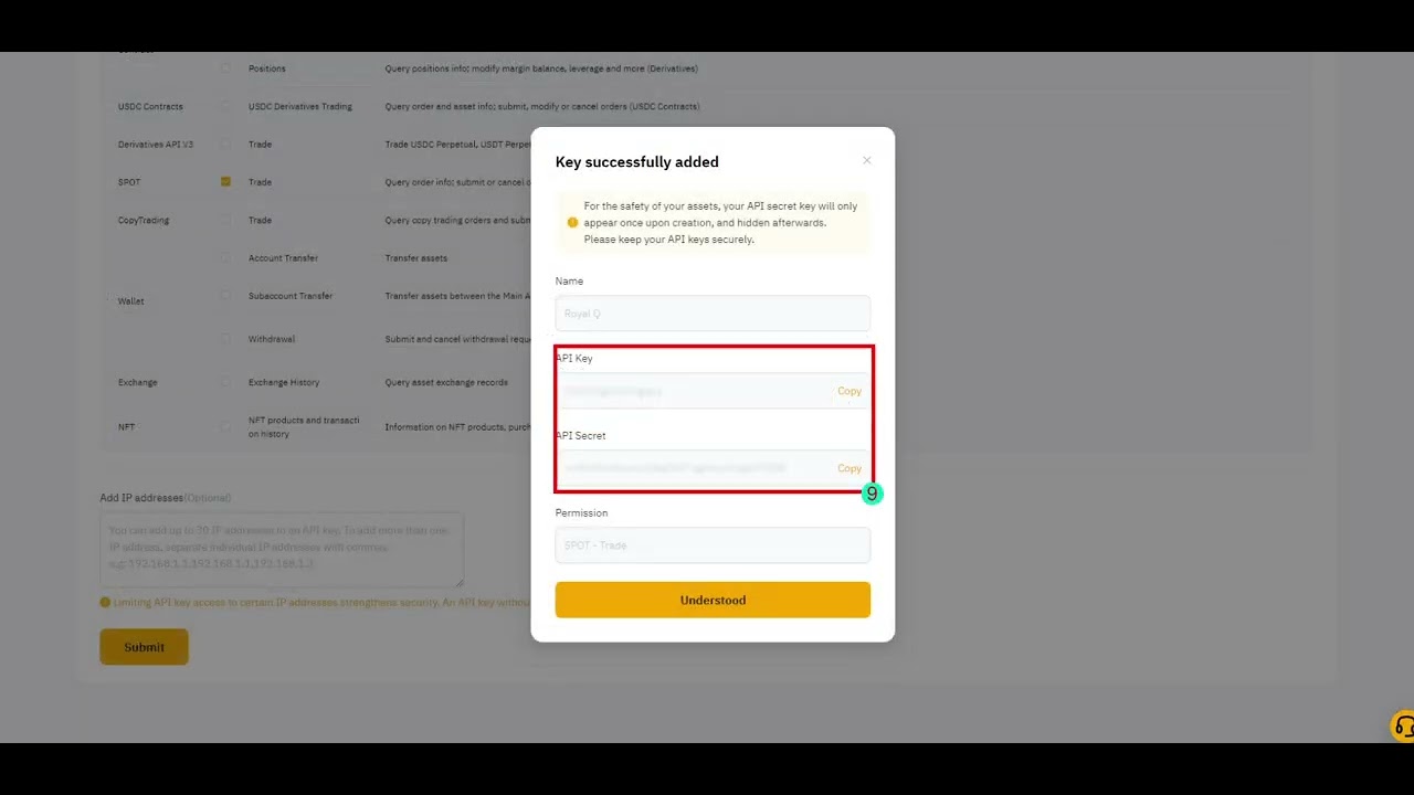 ROYAL Q - BYBIT API BINDING TUTORIAL