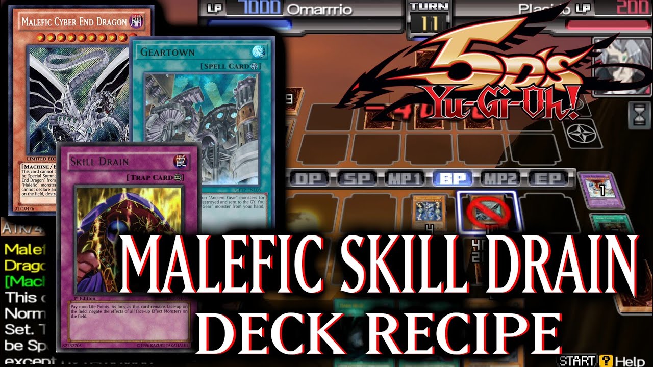 Malefic Skill Drain Deck - Yu-Gi-Oh 5D's Tag Force 6 #34