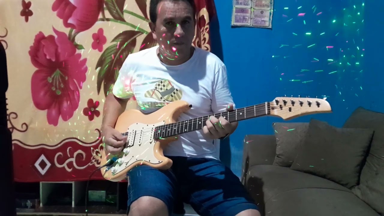élcio da guitarra toca lambada do bomba de Aldo sena.