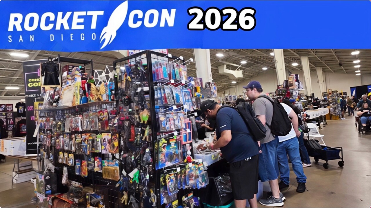 San Diego Rocket Con 2026 | Винтажные игрушки, автограф-сессии со знаменитостями и предметы колле...