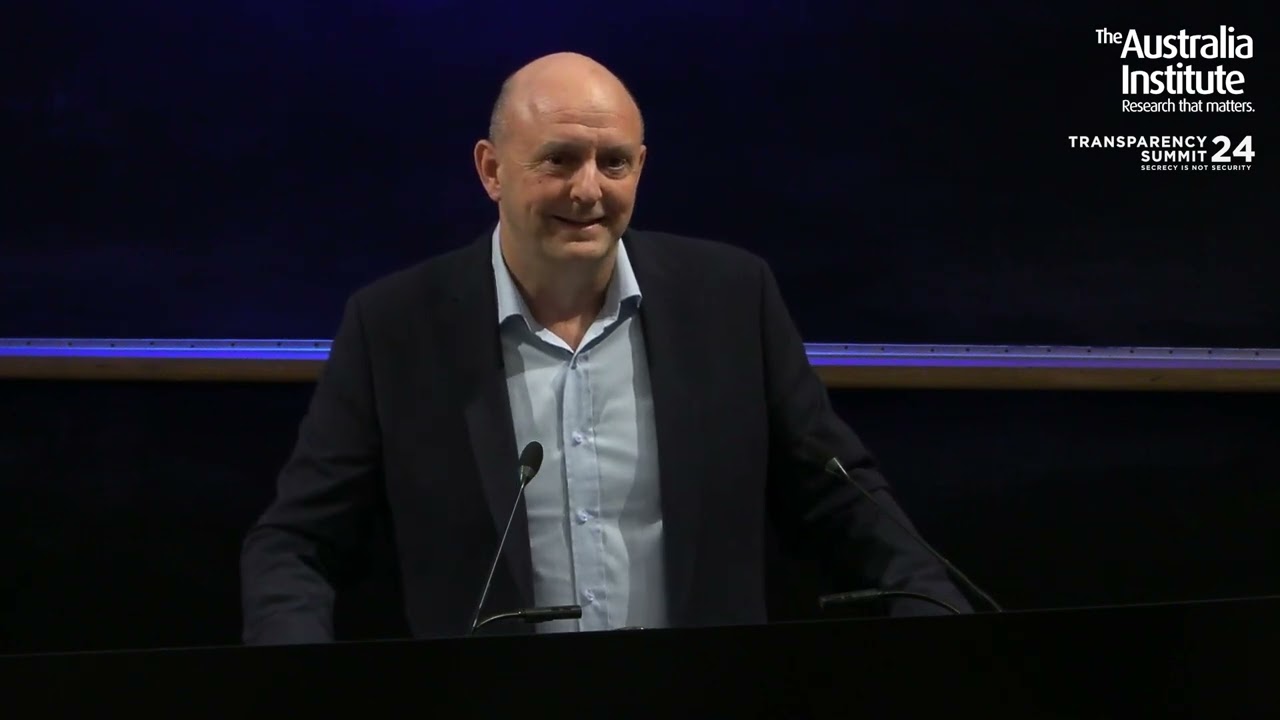Closing Remarks - Richard Denniss | Transparency Summit 2024