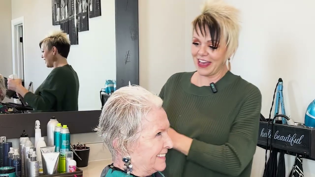 Age Is Just a Number—Marsha's Bold New Pixie Proves It