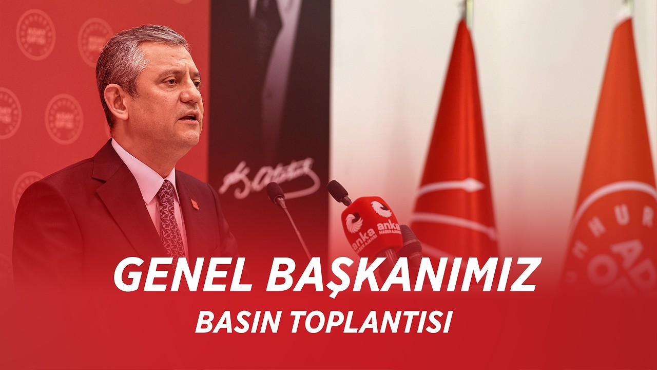CHP GENEL BAŞKANI ÖZGÜR ÖZEL BASIN TOPLANTISI 09/02/2026