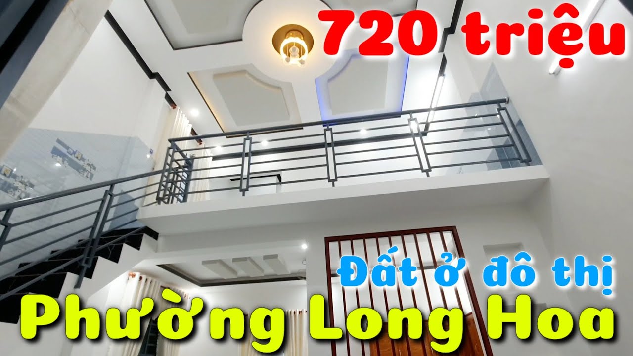 Bán nhà lầu 720 triệu phường Long Hoa Tây Ninh đường 10m gần QL22B chợ Trường Lưu Hòa Thành