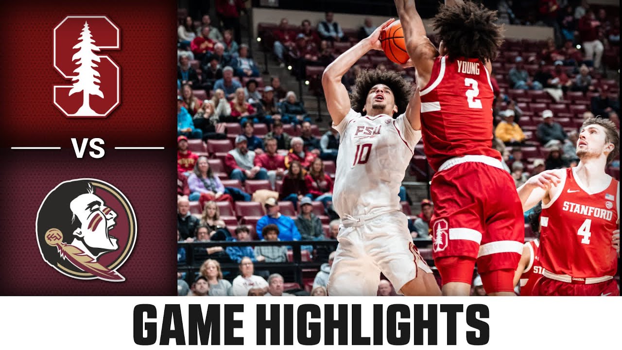 Stanford vs. Florida State Game Highlights | 2025-26 ACC Men's Basketball