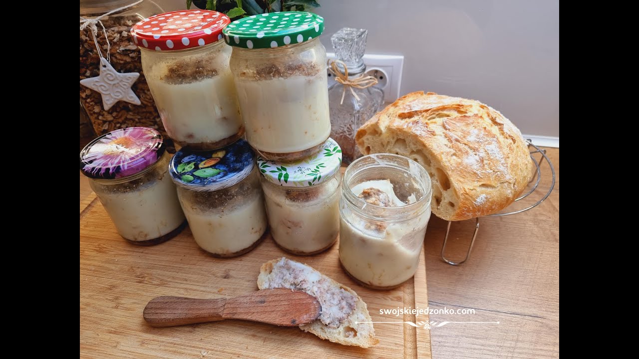 Tuszonka z piekarnika -Pyszne mięsko ze smalczykiem na kanapki, jak za dawnych lat !! #mięsowsłoiku