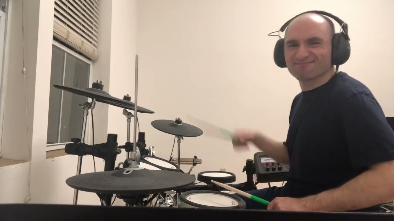 16K Subscriber Video - Soulsearcher - Can't Get Enough - Live Drums [One Take] Drum Freestyle