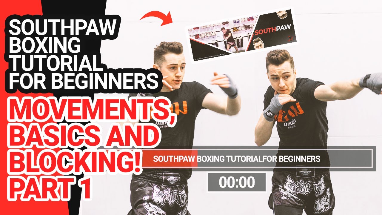 Southpaw Boxing Tutorial For Beginners | Movements, Basics, and Blocking! (Follow Along) PART 1