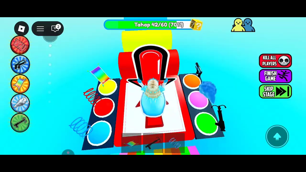 Obby mudah pelangi #roblox