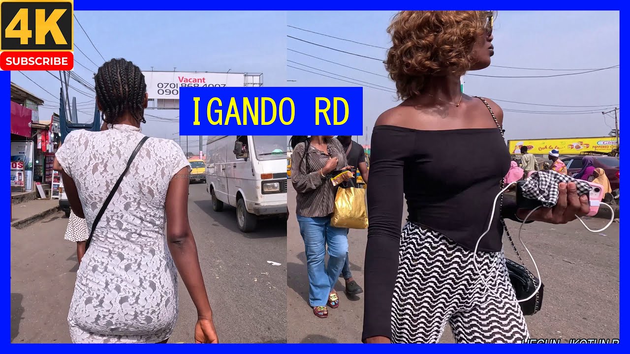 🇳🇬IGANDO RD-4K WALKING TOUR-LAGOS-NIGERIA-AFRICA LARGEST CITY