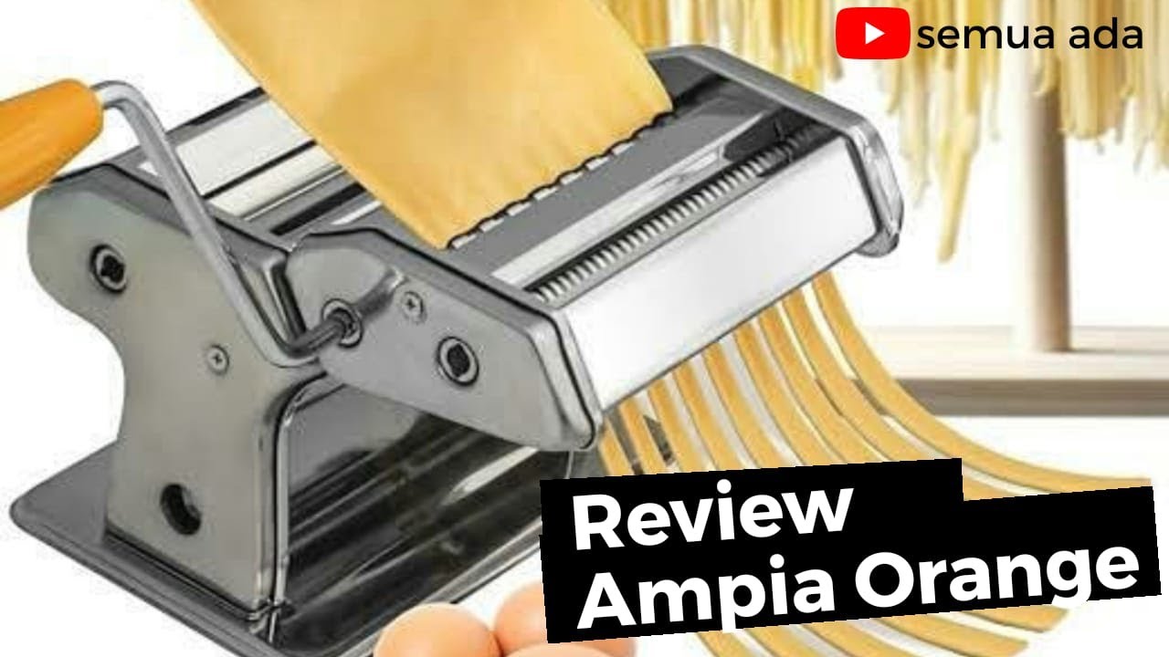Review Ampia Orange | Alat Pembuat Mie / Kue Bawang / Molen / Pasta