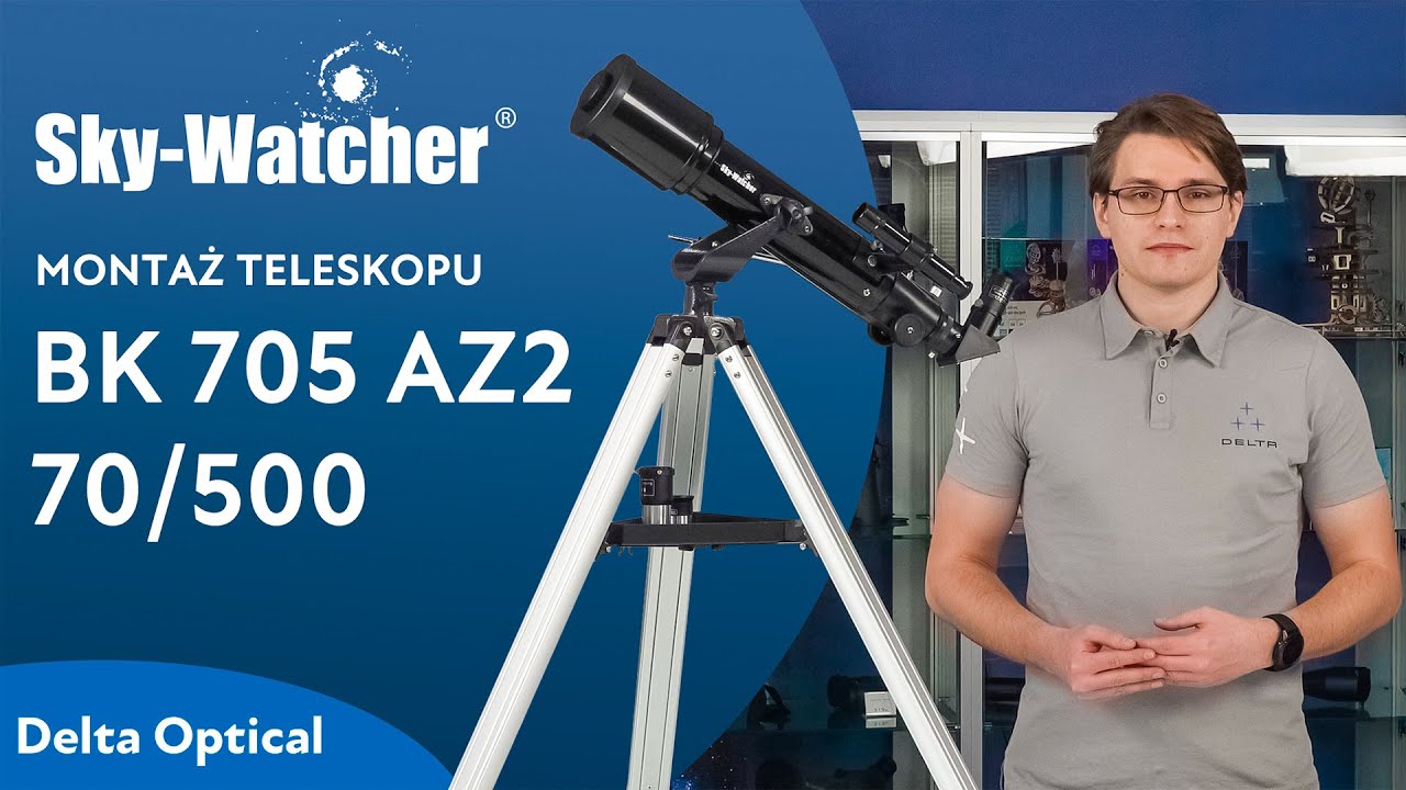 Montaż teleskopu Sky-Watcher BK 705 AZ2 70/500 - instrukcja krok po kroku