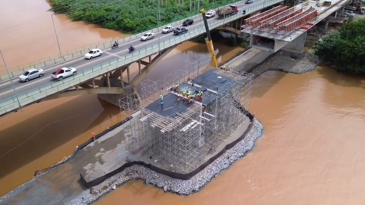 Dia 13/03/2026 Como está a construção  da ponte São Raimundo.  Segue o canal, curta e compartilhem…