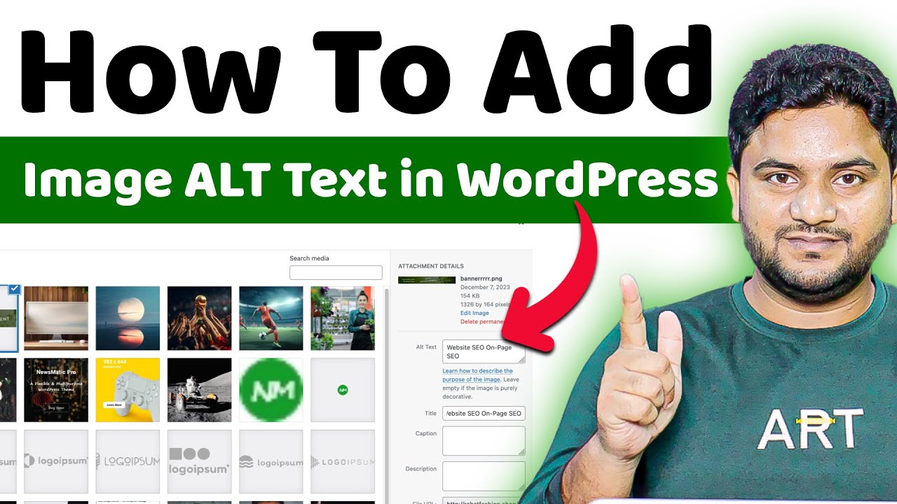 How to Add Image ALT Text in Wordpress