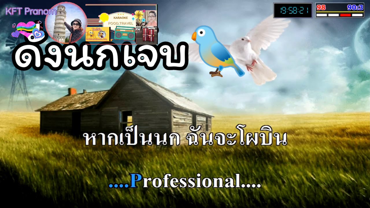 ดั่งนกเจ็บ🐦คาราโอเกะใช้สำหรับฝึกขับร้อง ฝน ธนสุนทร