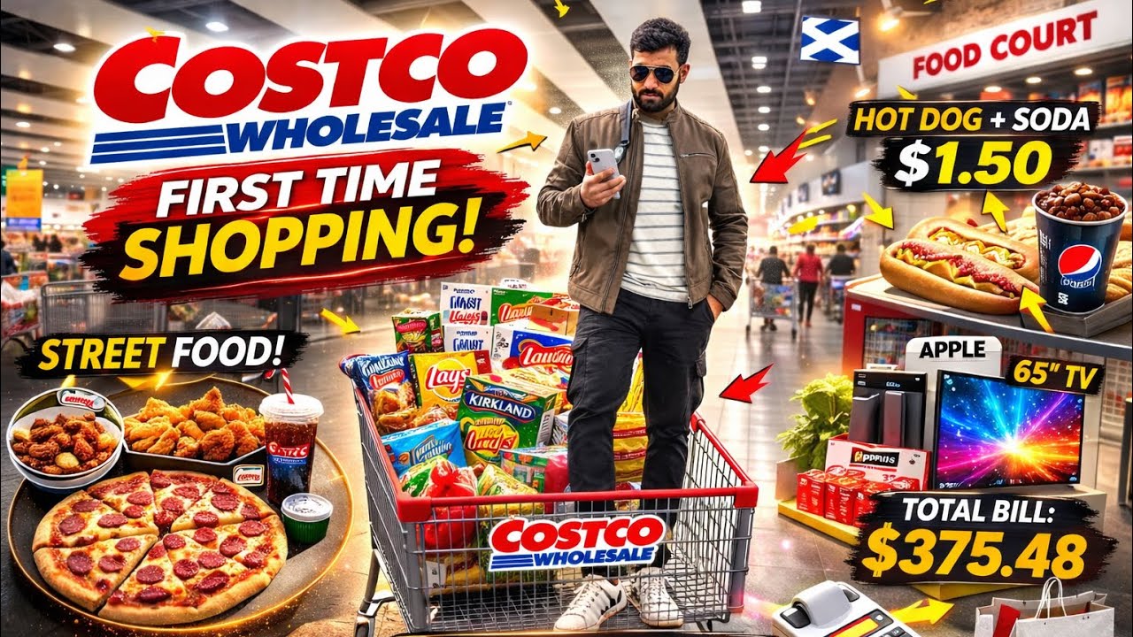 👉 Costco UK షాపింగ్ వ్లాగ్ 🇬🇧 | పూర్తి హాల్ & ధరలు#uk Costco#milton Keynes 