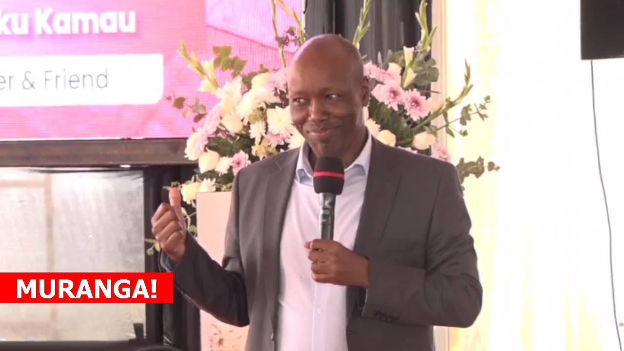 Fireworks as Ruto's CS Lee Kinyanjui is forced to say 'WANTAM' in Muranga after attacking Gachagua!
