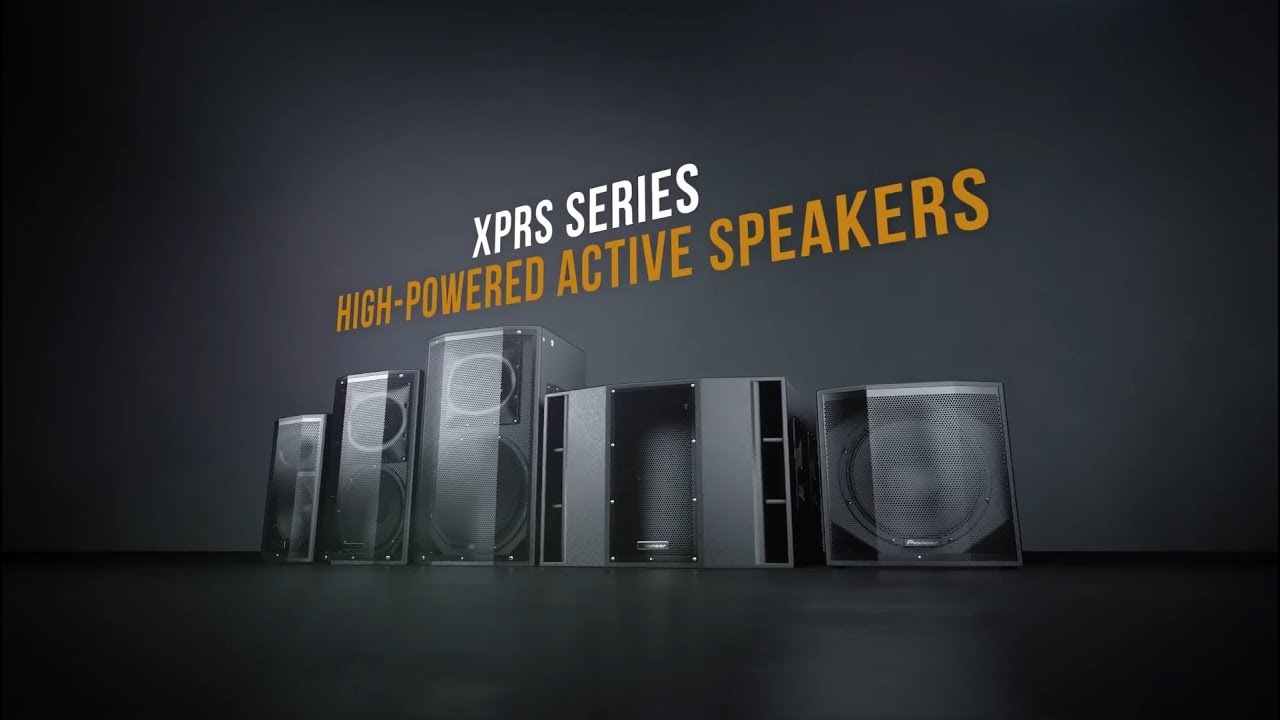 Pioneer XPRS-10 и XPRS-115S - активные акустические системы