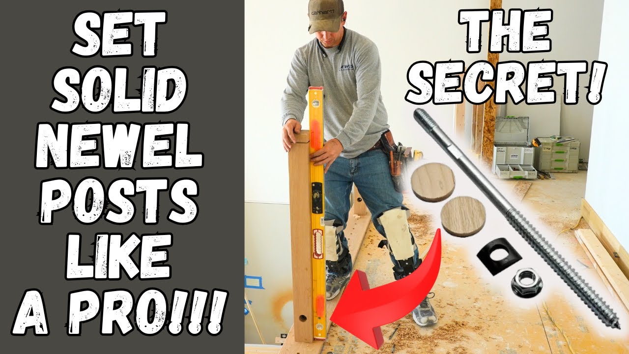The Fastest Way to Install Rock Solid Stair Newel Posts | SURE-TITE BOLT TUTORIAL