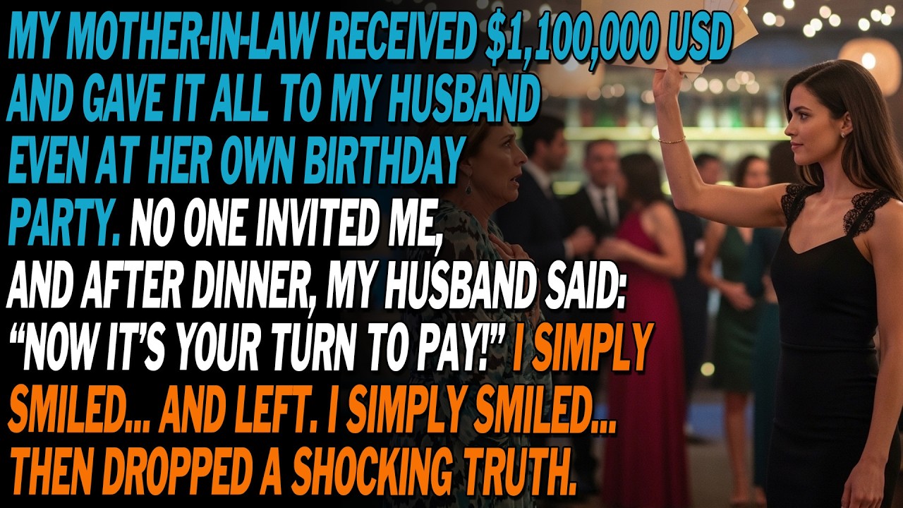 💥 Mil Got $1.1m, Gave It All To Her Daughter, I Wasn’t Invited—then My Husband Called And…