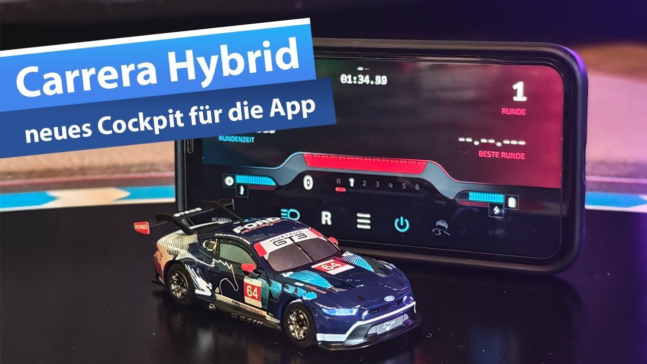 Carrera Hybrid Beta App: So sieht das neue virtuelle Cockpit aus