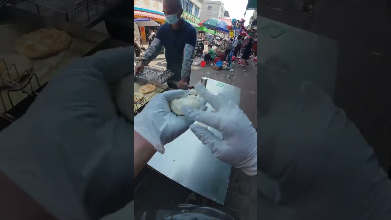 🔴 Live🔴Set up a stall and sell 1,000 scallion pancakes every day!的副本