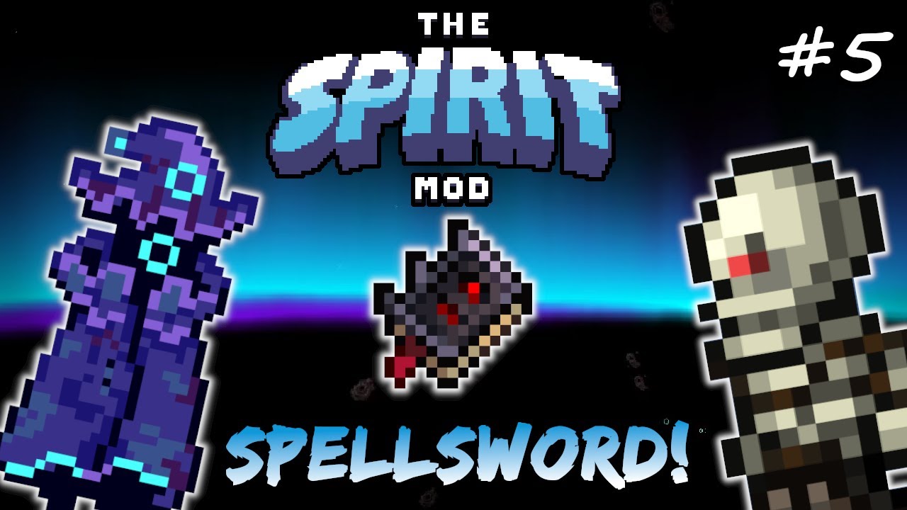 Moon Jelly Wizard & Jelly Deluge! Terraria Spirit Mod Let's Play Episode 5 - Melee/Mage Playthrough!