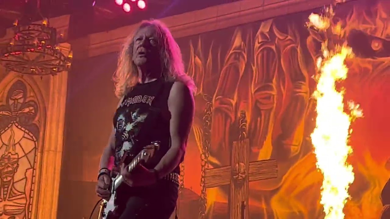 Iron Maiden Sign of the Cross Front Row amazing view Legacy of the Beast 2022 Tour Columbus, OH