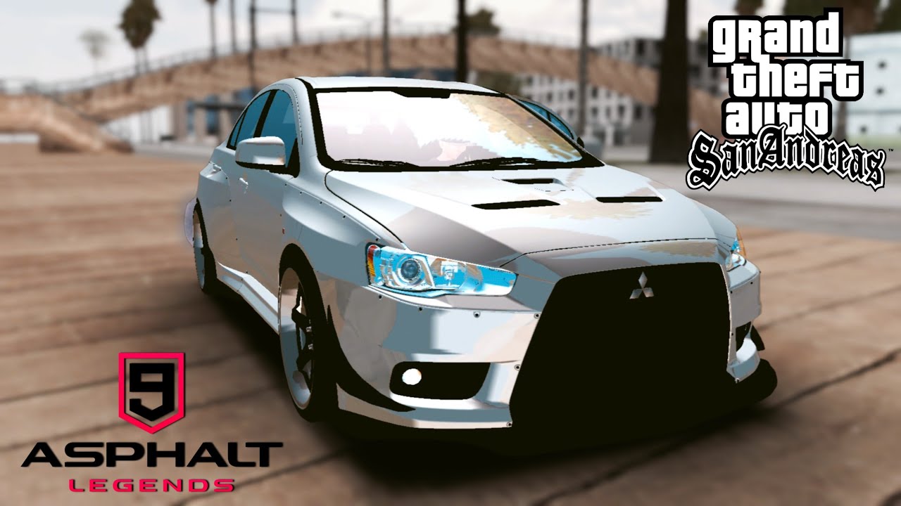 LANCER EVO X CAR(DFF ONLY) 2 MB-GTA SA ANDROID OR PC