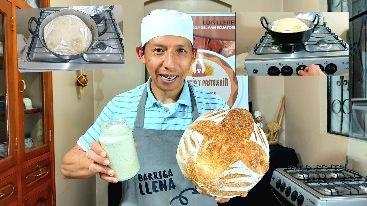 Mi primer Pan con masa Madre con Cosas del Hogar (con el toque de Luis) Ecuador